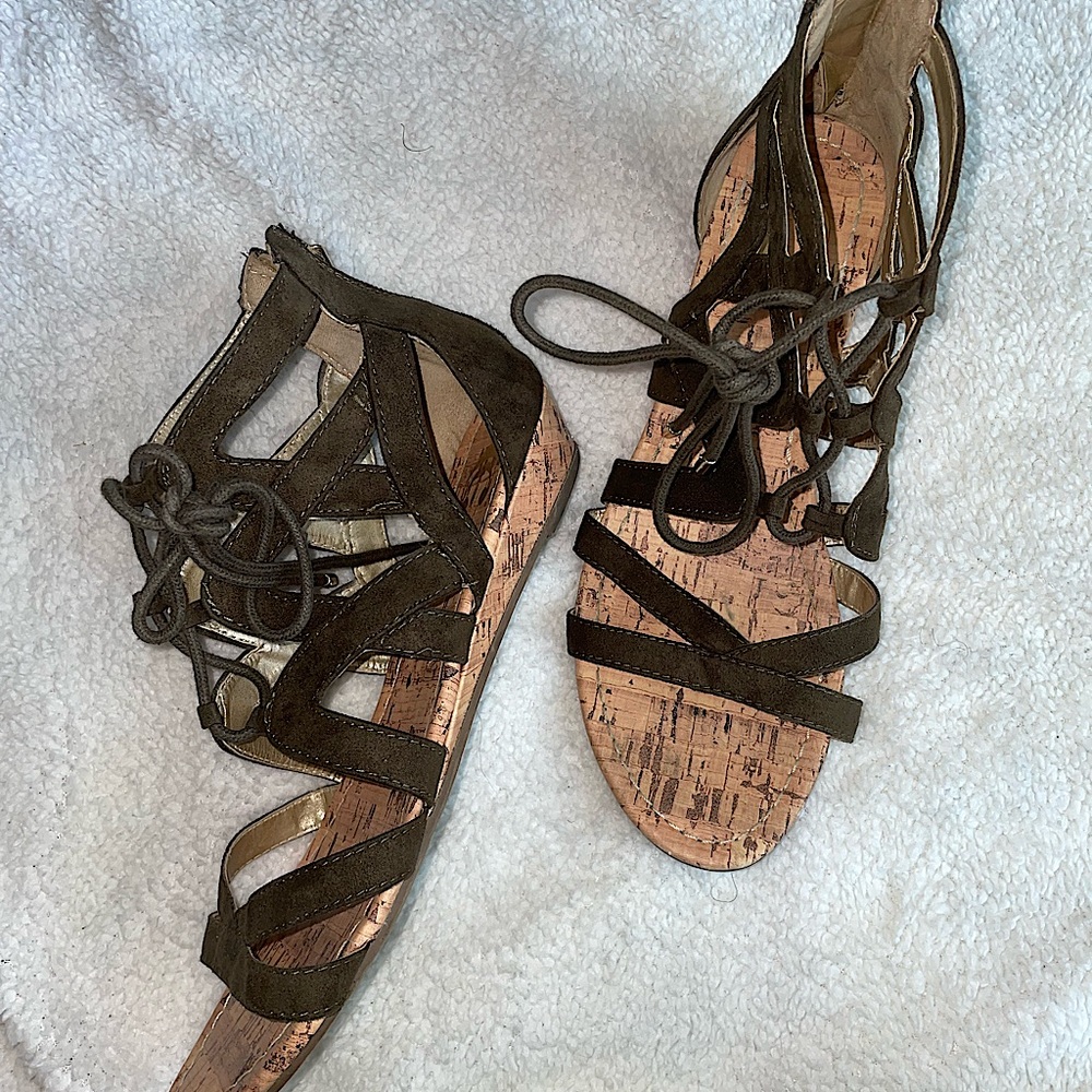 Olive Green Sandals